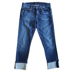 Joe's Capri Jeans Women's Size 26 Blue Lexington Cuffed Mid Rise Preppy 1111